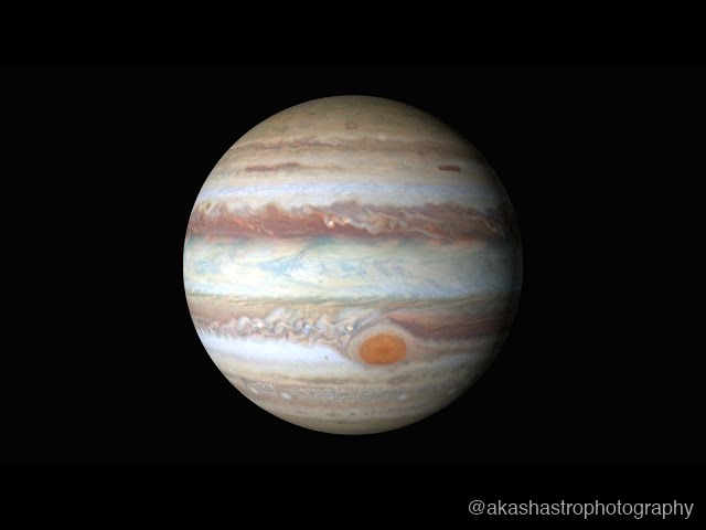 Jupiter — Cloud Bands and Galilean Moons